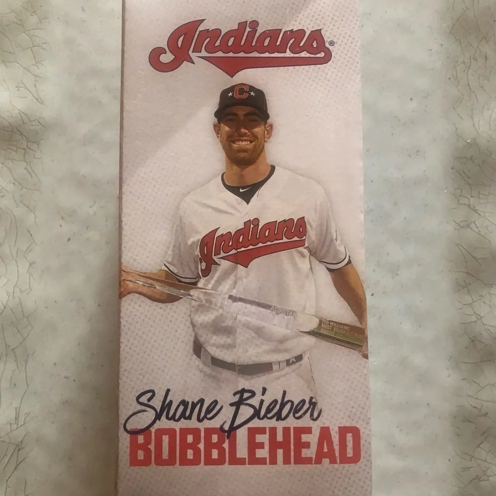NIB Cleveland Indians Shane Bieber All Star Game MVP Bobblehead